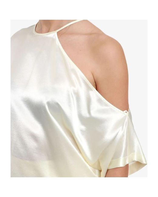 Blouses & shirts > blouses Erika Cavallini Semi Couture en coloris White