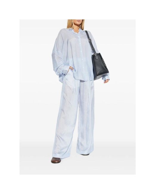 Dries Van Noten White Pants