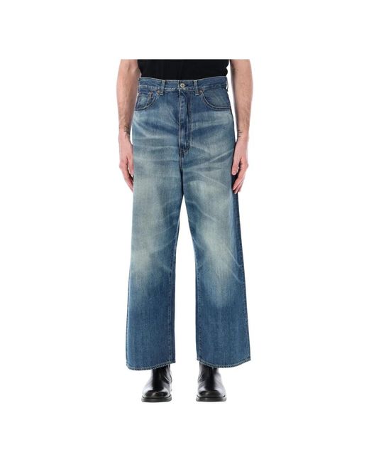 Jeans > wide jeans Junya Watanabe pour homme en coloris Blue