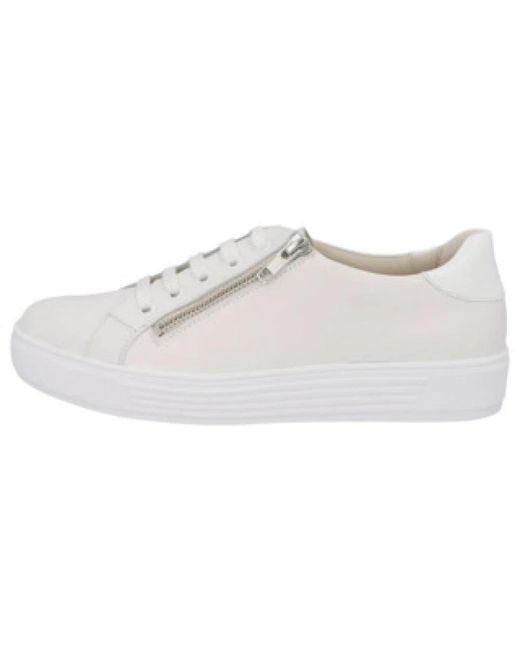 SOLIDUS White Casual Schnürschuhe