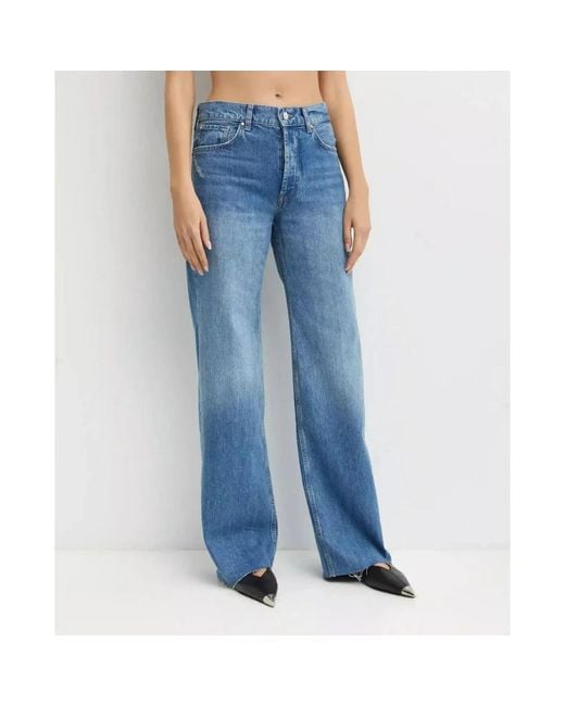 Anine Bing Hugh Jeans in het Blue