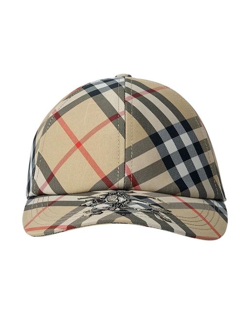 Burberry Twill Logo Baseball Cap in Green für Herren