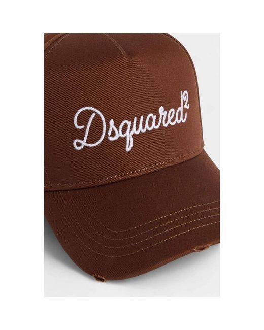 Caps di DSquared² in Brown da Uomo