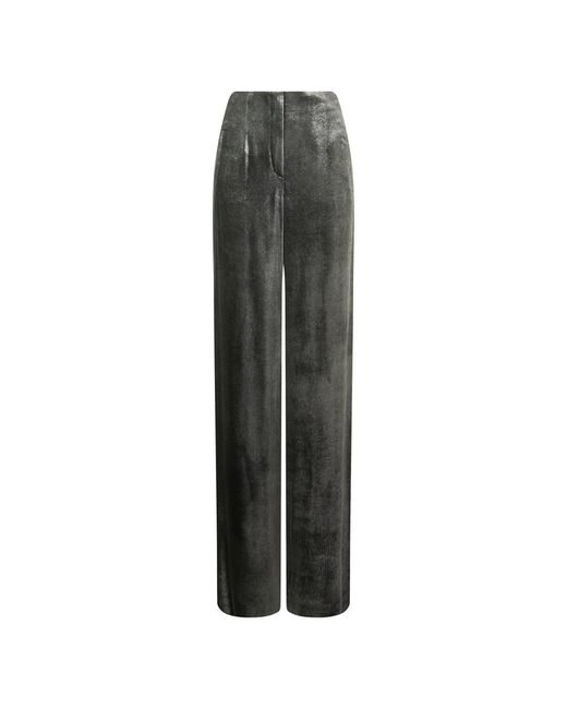 Alberta Ferretti Gray Straight Fit Jeans