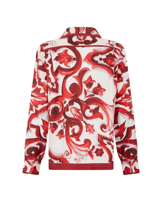 Dolce & Gabbana Red Casual Shirts for men
