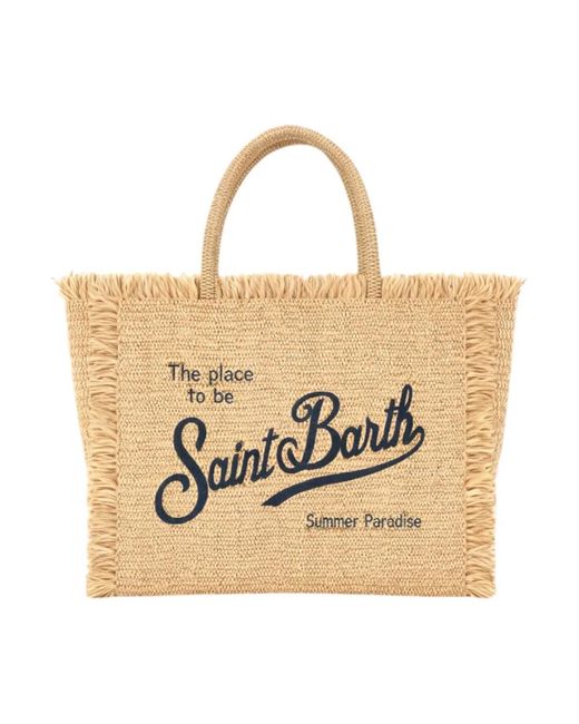 Mc2 Saint Barth Natural Tote Bags