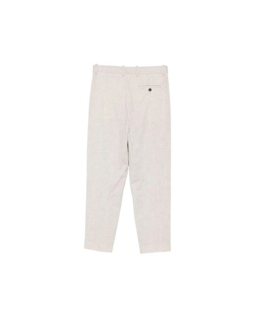Circolo 1901 White Cropped Trousers