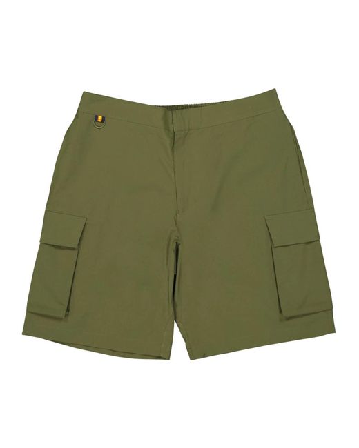 Short Shorts K-Way de hombre de color Green