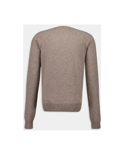 Saint Laurent Luxuriöser Cashmere Pullover in Brown für Herren