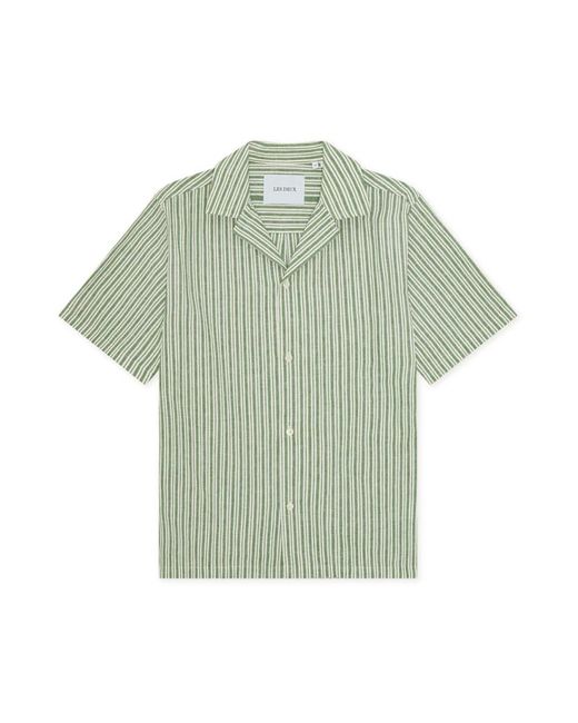 Les Deux Green Short Sleeve Shirts for men