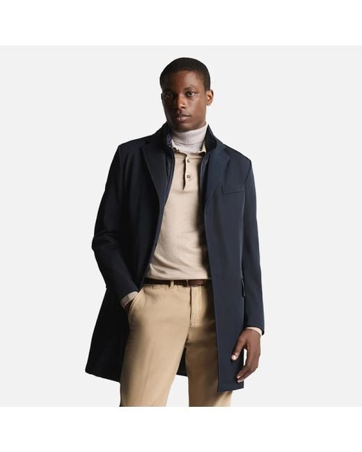 Fay Db Coat Stretch in het Black voor heren