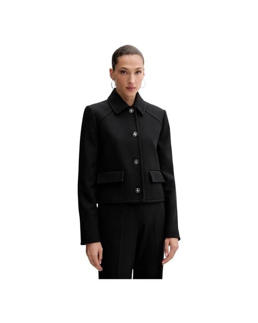 MSGM Black Einknopf-Blazer