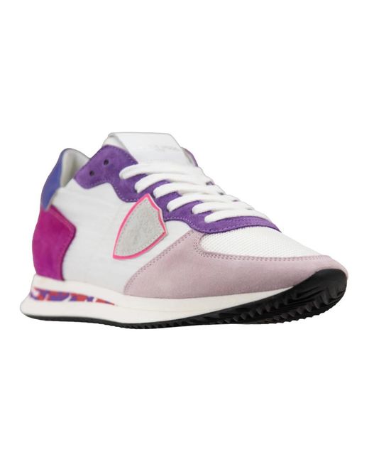 Philippe Model Purple Sneakers
