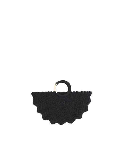Chloé Black Elegante Paravent Handtasche
