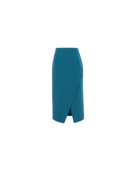Jijil Blue Midi Skirts
