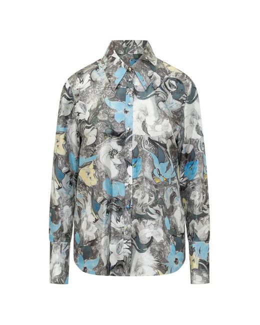 Tory Burch Blue Shirts