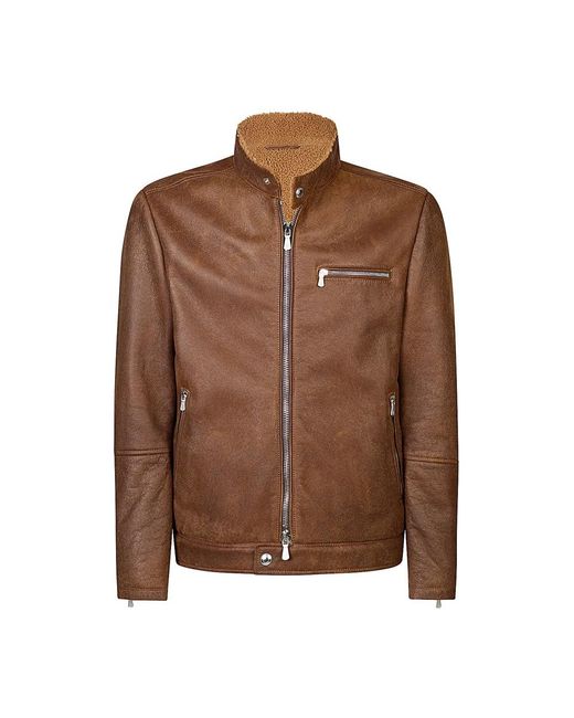 Eleventy Brown Light Jackets for men