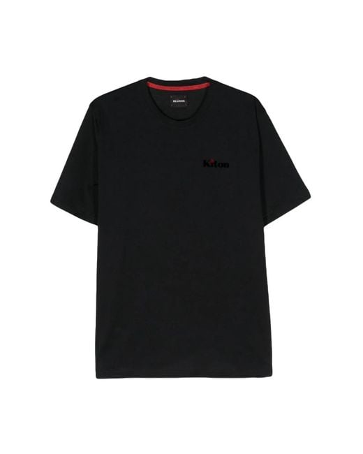 Tops > t-shirts Kiton pour homme en coloris Black