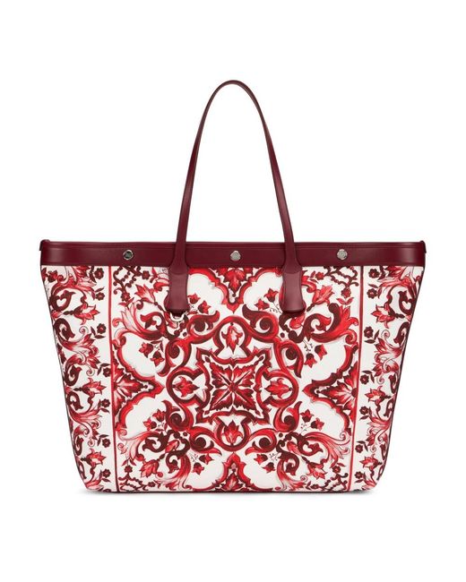 Dolce & Gabbana Red Shopping Bags