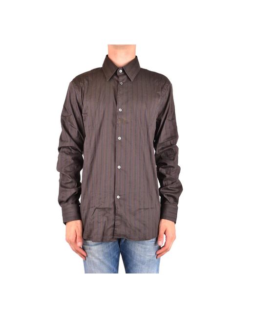 CoSTUME NATIONAL Brown Casual Shirts for men