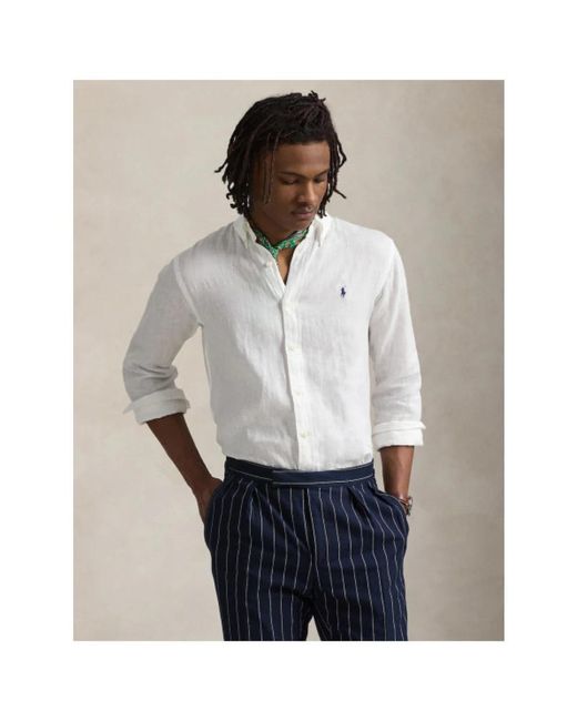 Polo Ralph Lauren White Casual Shirts for men