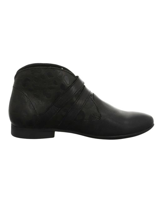 Think! Black Ankle Boots