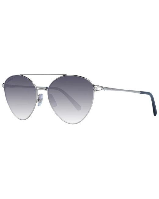 Swarovski Accessoires ,Grijs ,Aviator Zonnebril in het Gray
