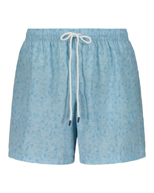 Fedeli Blue Beachwear for men