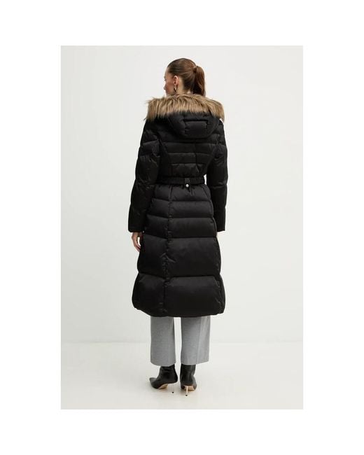 Down Coats Guess de color Black