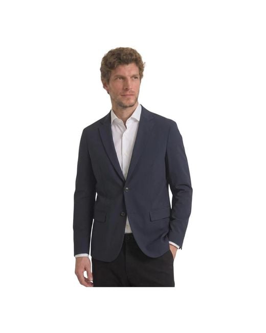 DUNO Combo Trevi Sakko in het Blue voor heren