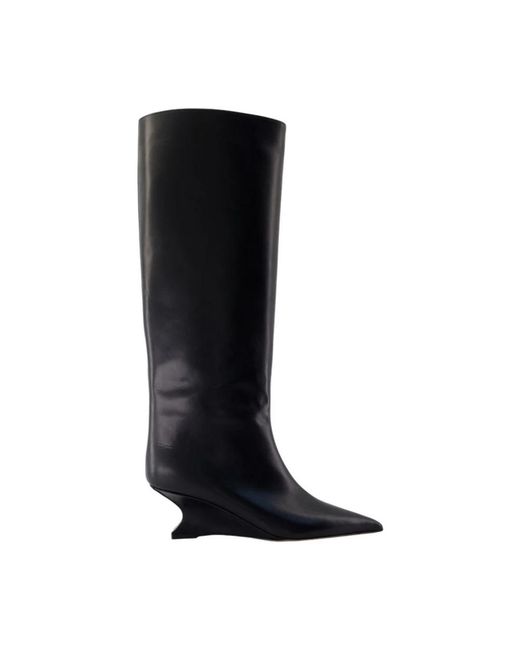 Paris Texas Black High Boots