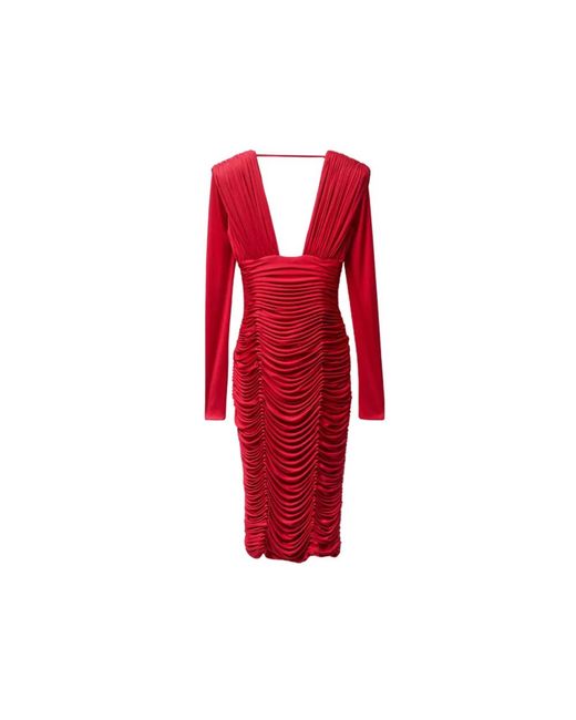Versace Red Party Dresses