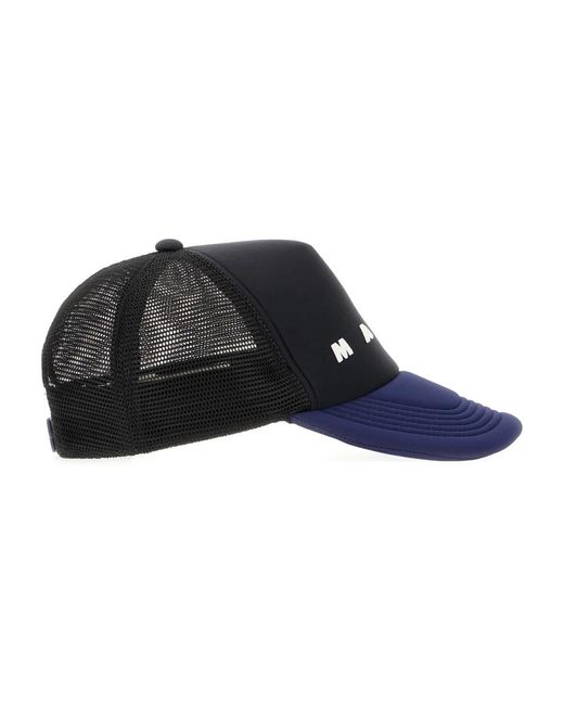 Marni Accessoires ,Zwart ,Cappelli Cap in het Blue voor heren