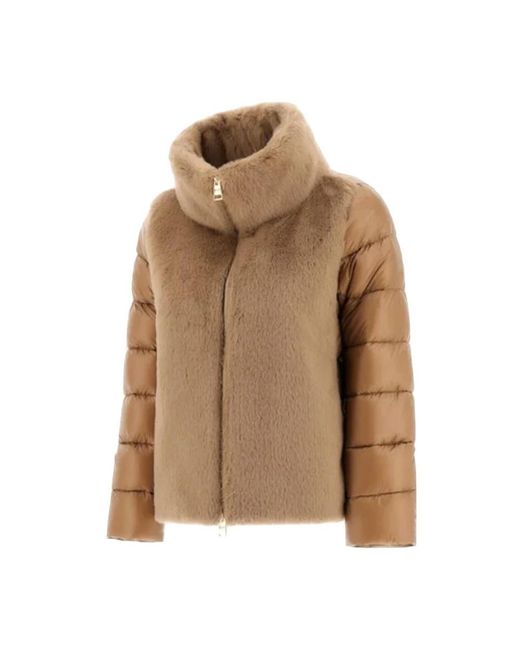 Down Jackets di Herno in Brown