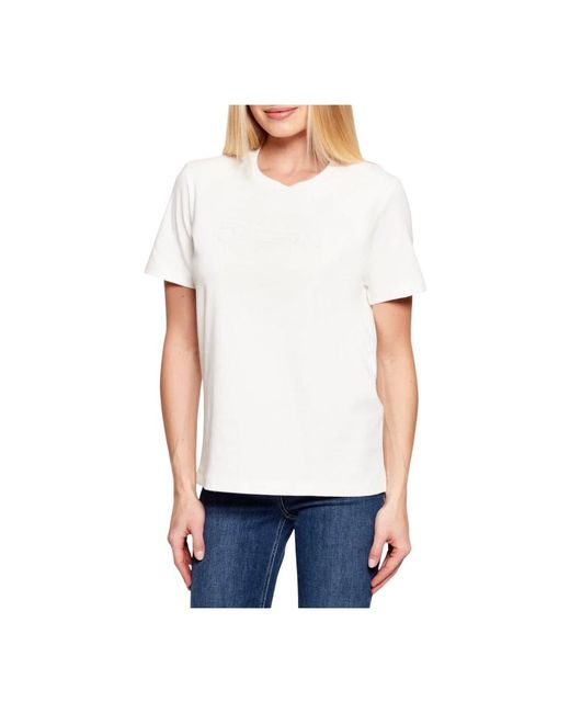Elisabetta Franchi White T-Shirts