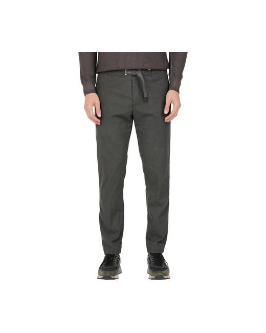 White Sand Slim-Fit Trousers in het Gray voor heren