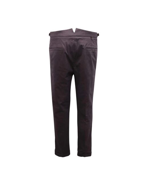BERWICK  1707 Broek Met Omgeslagen Zoom in het Blue voor heren