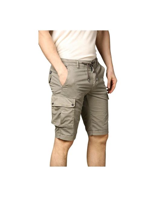 Mason's Cargo bermuda shorts chile athleisure in Green für Herren