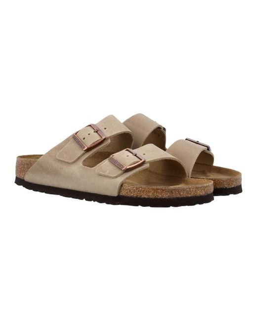 Birkenstock Brown Sliders