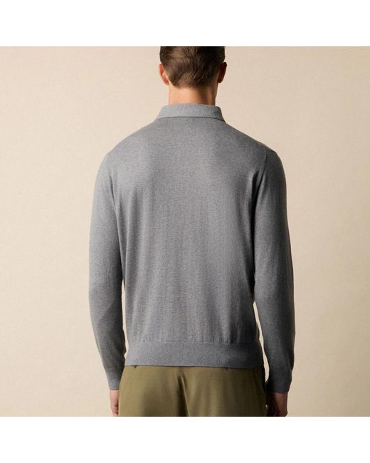 Brooks Brothers Gray Round-Neck Knitwear for men