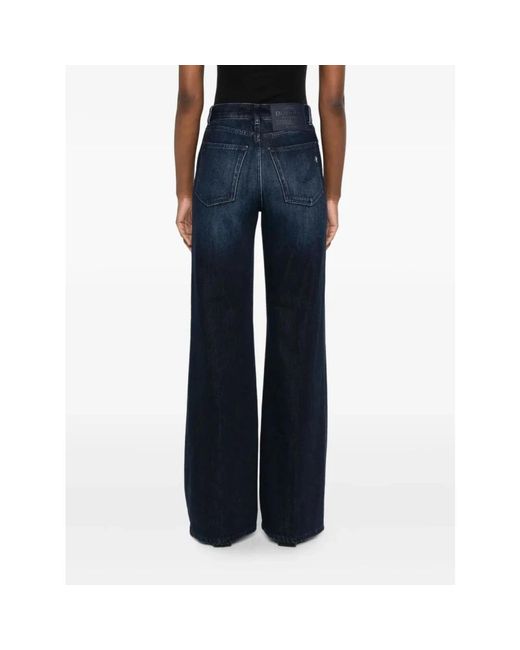 Dondup Blue Wide Jeans