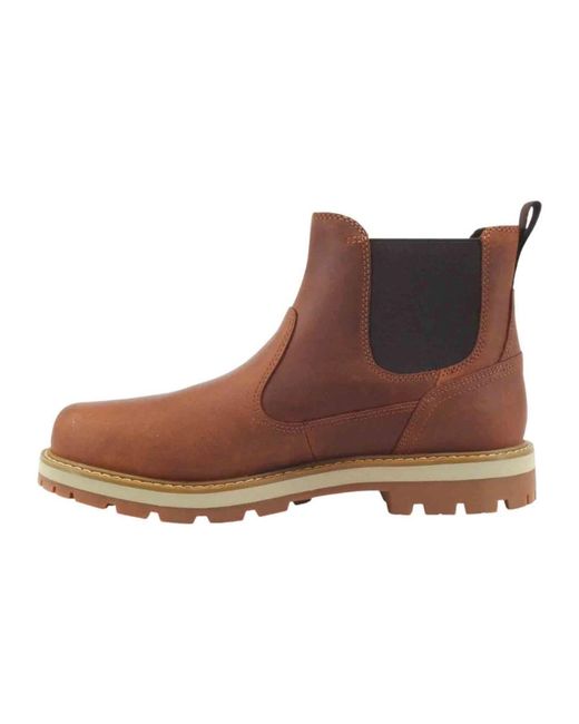 Timberland Brown Chelsea Boots for men
