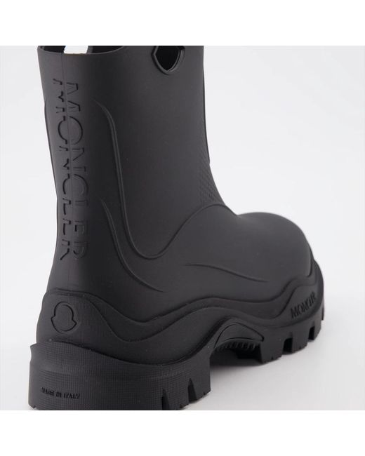 Moncler Black Rain Boots