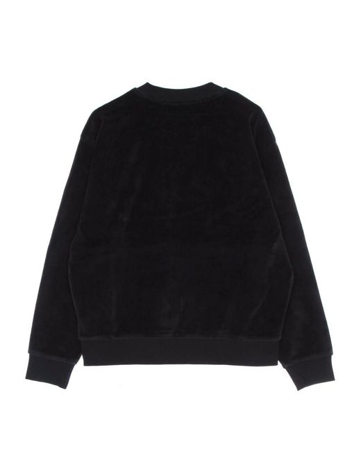Carhartt Schwarzes Langarm-Sweatshirt Mit Gerippten Bündchen in Black für Herren
