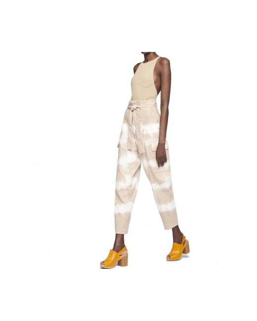 Stella McCartney White Cropped Jeans