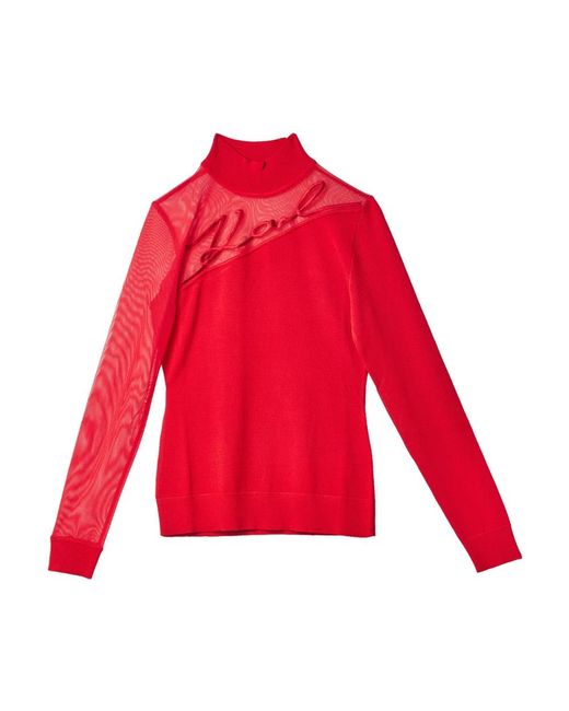 Karl Lagerfeld Red Turtlenecks