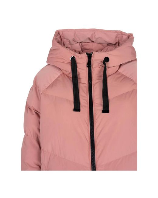 Geox Jassen ,Roze ,Polyester Klassiek Jack Met Capuchon in het Pink