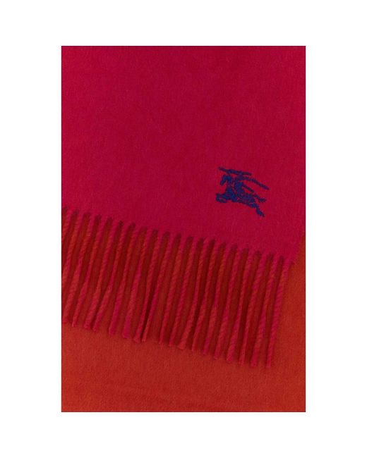 Burberry Red Winter Scarves