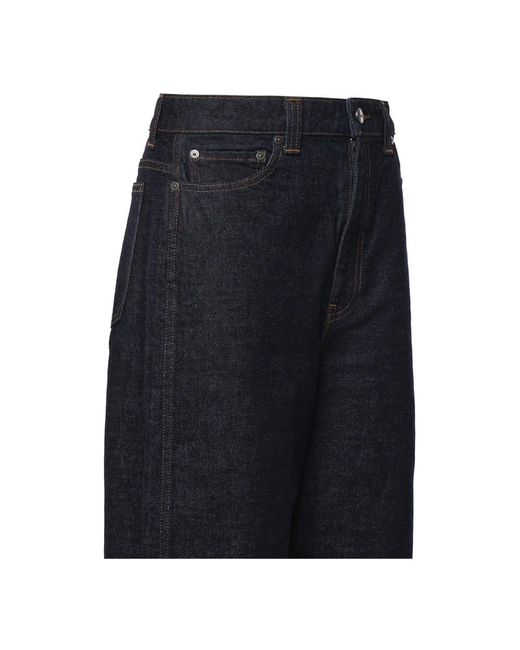 Khaite Blue Wide Jeans