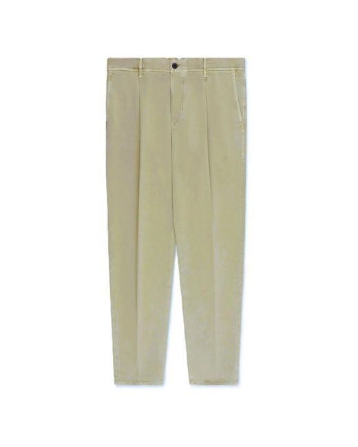 Incotex Green Chinos for men